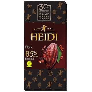 Heidi | Dark | Ciocolata amaruie 85% cacao 80g