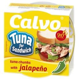 Ton bucati cu jalapeno pentru sandvici 142g