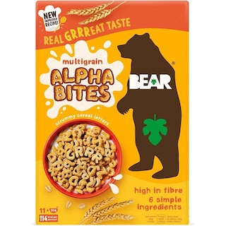 Alpha Bites | Alfabet cu 5 cereale fara zahar 350g