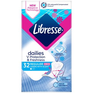Libresse | Absorbante zilnice Deo, 32 bucati