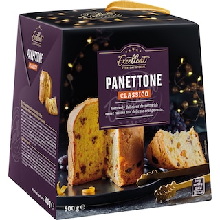 Excellent | Panettone cu stafide si coaja de portocale 500g