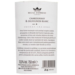 Sceptrus | Vin alb sec Chardonnay & Sauvignon Blanc 0.75L