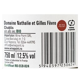 Domaine Fevre | Vin alb sec bio Chablis 0.75L