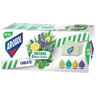Aroxol | Natura | Tablete cu uleiuri esentiale impotriva tantarilor, 30 bucati