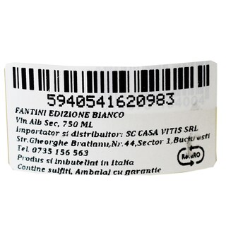 Fantini de Farnese | Edizione | Vin alb sec  0.75L