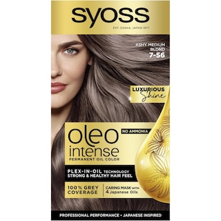 Syoss | Vopsea fara amoniac 7-56 Blond Mediu Cenusiu