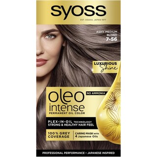 Syoss | Vopsea fara amoniac 7-56 Blond Mediu Cenusiu