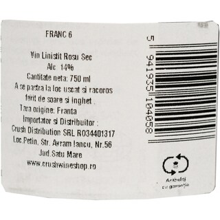 Cheval Noir | Vin rosu sec Cabernet Franc 0.75L