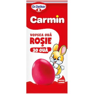 Dr. Oetker | Carmin | Vopsea lichida rosie, 30 oua