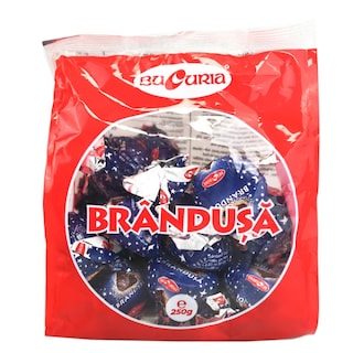 Bucuria | Brandusa | Bomboane cu crema de arahide, acoperite cu glazura de ciocolata 250g