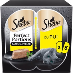 Sheba | Perfect Portions | Pate cu pui pentru pisici 6x37.5g