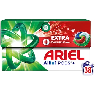 Ariel | Detergent Ariel Allin1 PODS Extra Stain Removal, 38 capsule