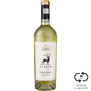 Astrum Cervi | Vin alb demisec Feteasca Regala 0.75L