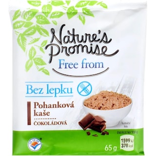 Nature's Promise Free From | Amestec cu hrisca si ciocolata 65g