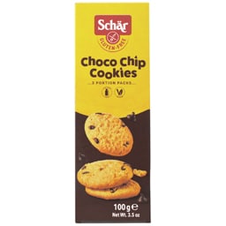 Biscuiti fara gluten cu fulgi de ciocolata Choco Chip Cookie 100g