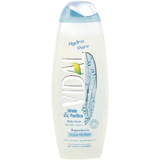 Vidal | Gel de dus crema cu apa micelara 500ml