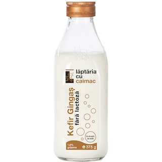 Laptaria cu caimac | Kefir gingas fara lactoza 1.6 grasime 375g