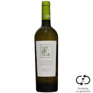 Gitana Winery | Vin alb sec Riesling 0.75L