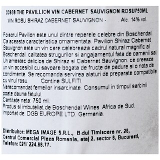 The Pavillion | Vin Cabernet Sauvignon, Shiraz 0.75l