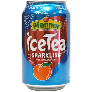 Pfanner | Bautura carbogazoasa Ice tea piersici 330ml