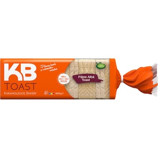 KB | Toast | Paine alba feliata 600g