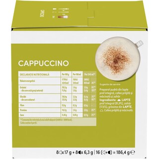 Nescafe | Dolce Gusto | Cafea Cappuccino, 8 bauturi, 16 capsule