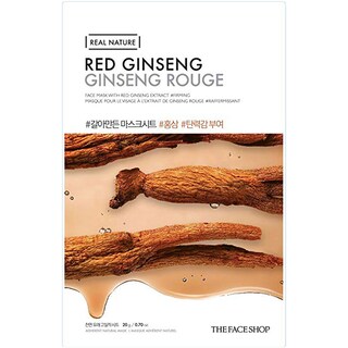 Real Nature | Masca faciala pentru fermitate cu Ginseng rosu 20g