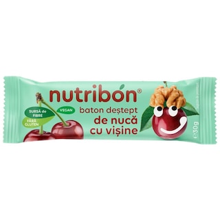 Nutribon | Baton de nuca cu visine 30g