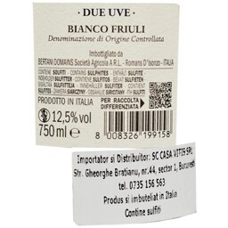Bertani | DUE UVE | Vin alb 0.75l