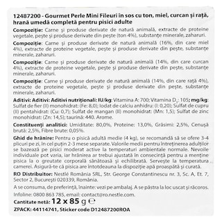 Gourmet Gold | Hrana umeda pentru pisici, cu ton, miel, curcan si rata in sos 12x85g