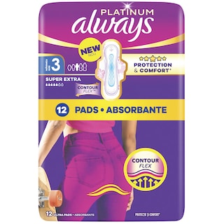 Always | Platinum | Absorbante marimea 3 Ultra Night, 12 bucati