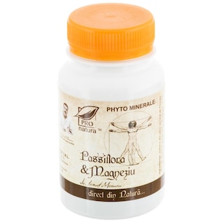 Pro Natura | Supliment alimentar Passiflora si magneziu 60 capsule