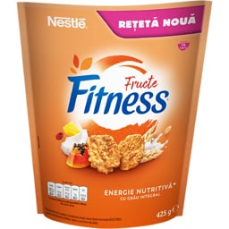 Fitness | Fulgi de cereale integrale cu fructe deshidratate 425g