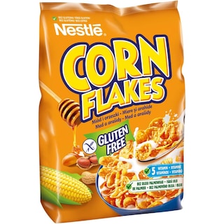 Nestle | Corn flakes fara gluten cu miere, arahide si vitamine 450g