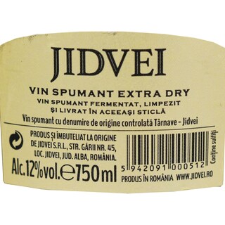 Jidvei | Vin spumant extra dry 0.75L