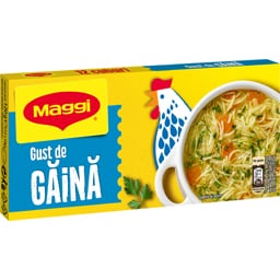 Maggi | Baza pentru mancaruri cu gust de gaina, 12 cuburi 120g