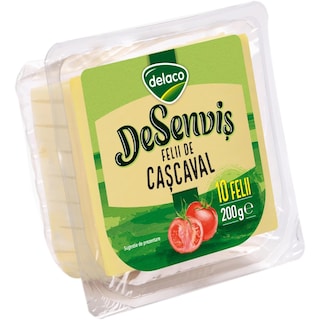 Delaco | DeSenvis | Cascaval 10 felii 200g