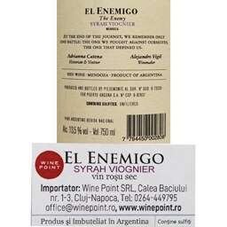 El Enemigo | Vin rosu Syrah Viognier 0.75L