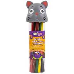 Strigo | Creioane triunghiulare, 12 culori