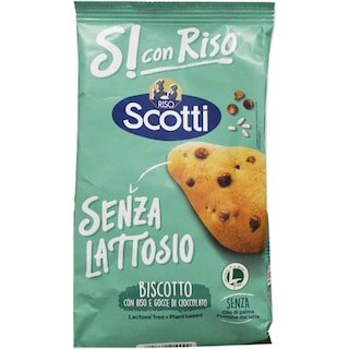Riso Scotti | Biscuiti cu orez si ciocolata, fara lactoza 350g
