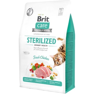 Brit Care | Hrana uscata pentru pisici sterilizate, cu pui 400g