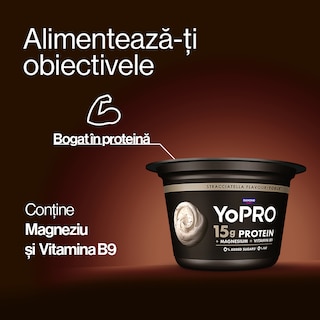 YoPRO | Iaurt bogat in proteine Stracciatella 160g