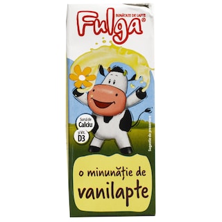 Fulga | Lapte UHT cu vanilie 200ml