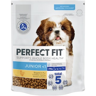 Perfect Fit | Hrana uscata, completa, bogat in pui, pentru catei 825g