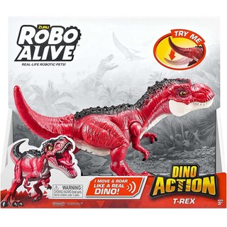 Zuru | Robo Alive | Jucarie interactiva Alive Dino Action T-Rex