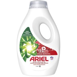 Ariel | Detergent lichid +Extra Stain Removal, 17 spalari 765ml