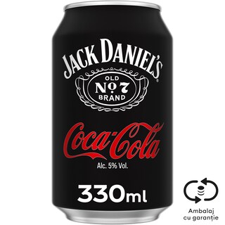 Jack Daniel's | Bautura alcoolica cu whisky 0.33L