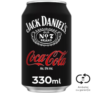 Jack Daniel's | Bautura alcoolica cu whisky 330ml