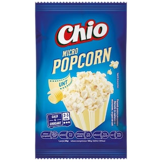 Chio | Porumb pentru floricele la microunde, cu aroma de unt 80g