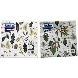 Regina | Servetele pentru Craciun, 3 straturi, 15 buc.